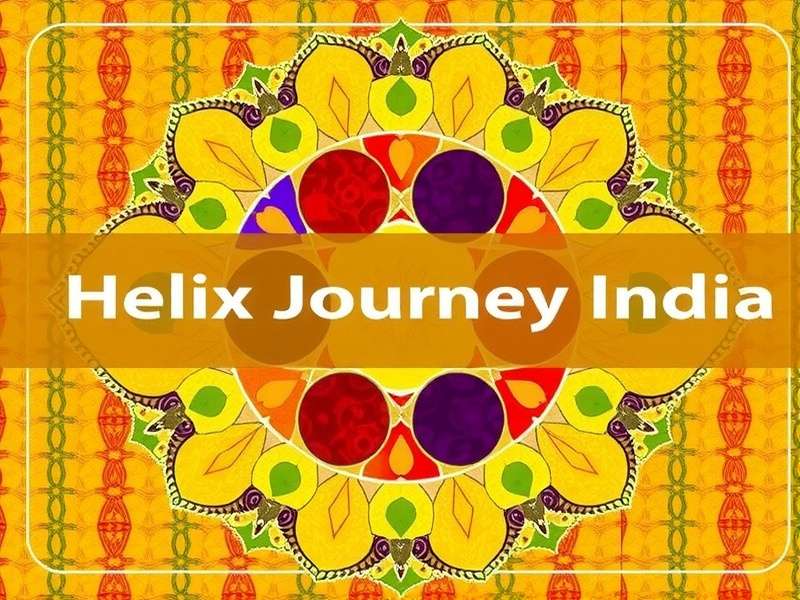 Helix Journey India puzzle gameplay with Rangoli design